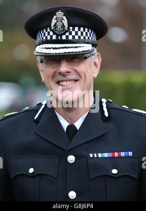 New Police Scotland Chief Constable Phil Gormley after taking the oath during a ceremony at Tulliallan Castle in Kincardine. Stock Photo