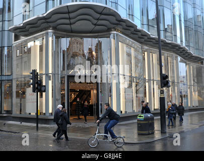 The Zara store in Oxford Street, central London. Stock Photo