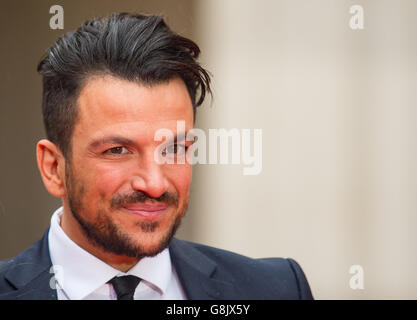 Peter Andre arriving at the Sun Military Awards, at the Guildhall, London. Stock Photo