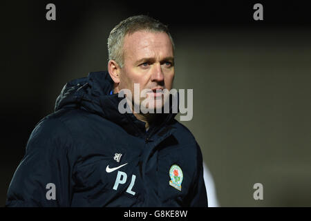 Blackburn Rovers manager Paul Lambert after the Emirates FA Cup, third round match at Rodney Parade, Newport. Stock Photo