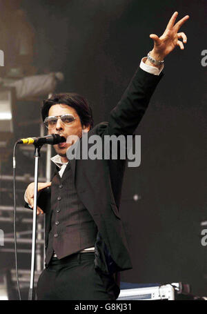 VFestival - Hylands Park. El Presidente performing on the Channel 4 Stage. Stock Photo