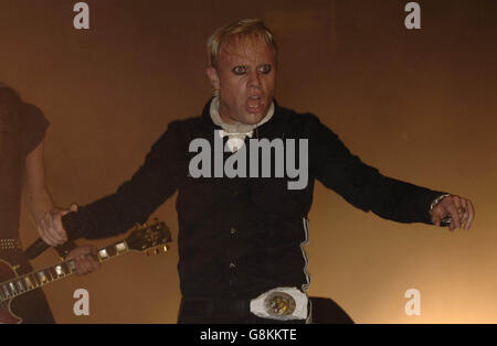 V Festival 2005, Hylands Park. Keith Flint of The Prodigy performing on the V Stage. Stock Photo