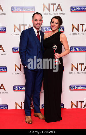 National Television Awards 2016 - Press Room - London Stock Photo