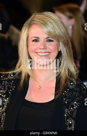 Sally Lindsay arriving at the National Television Awards 2016 held at The O2 Arena in London. PRESS ASSOCIATION Photo. See PA story NTAs. Picture date: Wednesday January 20, 2016. Photo credit should read: Ian West/PA Wire Stock Photo