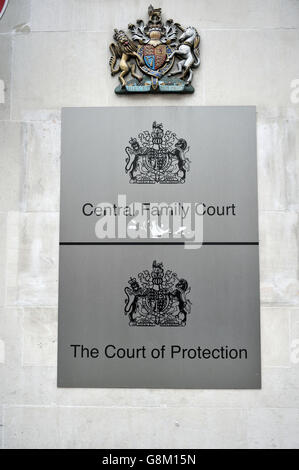 A general view of The Court of Protection and Central Family Court, in High Holborn, central London as journalists and members of the public are to get more access to the specialist court where judges analyse issues relating to sick and vulnerable people under a pilot scheme launched by judicial heads. Stock Photo