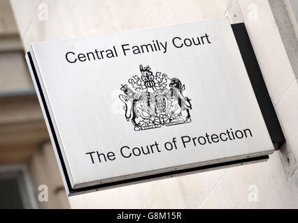 A general view of The Court of Protection and Central Family Court, in High Holborn, central London as journalists and members of the public are to get more access to the specialist court where judges analyse issues relating to sick and vulnerable people under a pilot scheme launched by judicial heads. Stock Photo