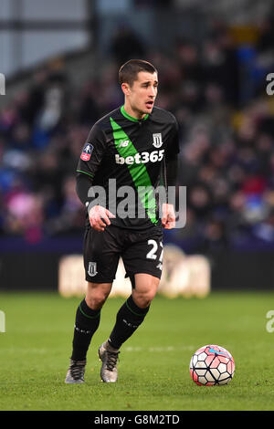 Stoke City's Bojan Krkic during the Emirates FA Cup, fourth round match at Selhurst Park, London. Stock Photo