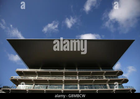 Festival Trials Day - Cheltenham Races. A general view of the Princess Royal stand during Festival Trials Day at Cheltenham Racecourse. Stock Photo