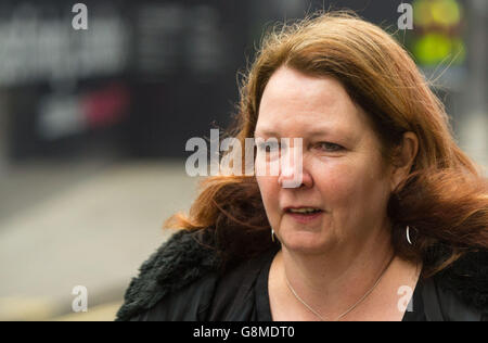 Sue Boyce, the mother of Jacob Petty, arrives at the Old Bailey in ...