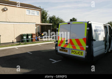 The house in Laburnum Close, Ambrosden, near Bicester, Oxfordshire Tuesday August 30, 2005 where a short time after 2pm yesterday the bodies of a man and a woman, both aged 23, were discovered. Police were today investigating the suspected murder of a middle-aged man and double suicide of two people in their twenties. A 41-year-old man's body was found in Leach Road, Bicester, by a member of the public shortly after 11am yesterday. Thames Valley Police are investigating the possibility that these two incidents may be linked. See PA story POLICE Bodies. PRESS ASSOCIATION Photo. Photo credit Stock Photo