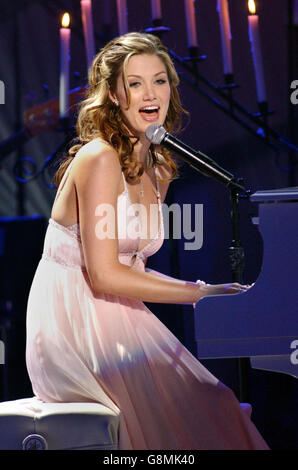 Delta Goodrem performs live on stage, during the World Music Awards, at the Kodak Theatre in Hollywood, Los Angeles Wednesday 31 August 2005. PRESS ASSOCIATION Photo. Photo credit should read: Anthony Harvey/PA Stock Photo