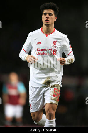 West Ham United v Liverpool - Emirates FA Cup - Fourth Round Replay - Upton Park Stock Photo