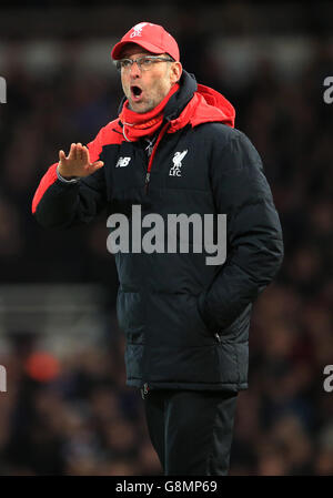 West Ham United v Liverpool - Emirates FA Cup - Fourth Round Replay - Upton Park Stock Photo