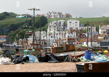 Older seaside resort Stock Photo