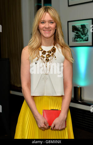 Edith Bowman attending the EE BAFTA Film Awards Gala Dinner at BAFTA in London. Stock Photo