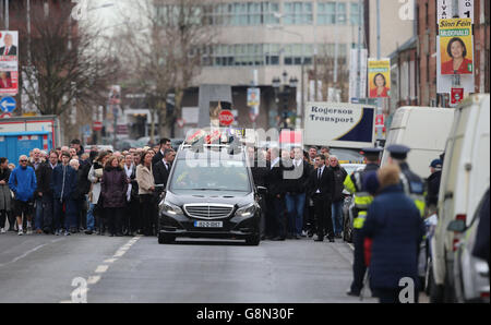 Eddie Hutch funeral Stock Photo