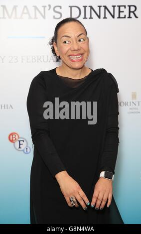 Oona King arrives at the annual BFI Chairman's Dinner held at the Corinthia Hotel in London. Stock Photo