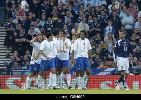Italy's soccer team during the World Cup 2006, Group E