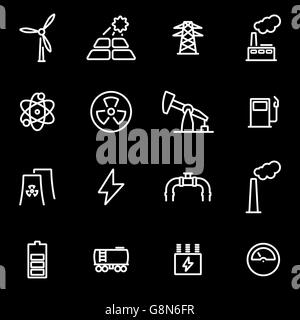 Vector line energetics icon set Stock Vector Image & Art - Alamy