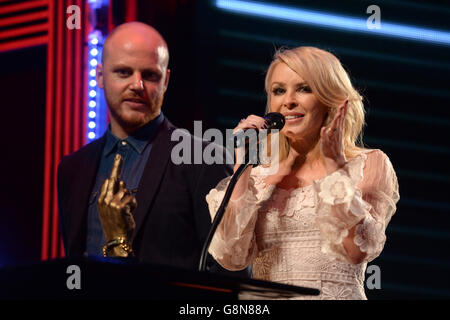 NME Awards 2016 with Austin Texas - London Stock Photo