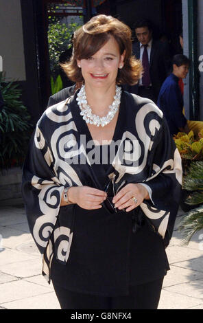 Britain's Prime Minister Tony Blair's wife Cherie arrives at the China Club in Beijing where her husband launched a cultural exchange programme during his two day visit to China, Tuesday September 6, 2005. See PA story POLITICS Blair. PRESS ASSOCIATION Photo. Photo credit should read: Stefan Rousseau/PA Stock Photo