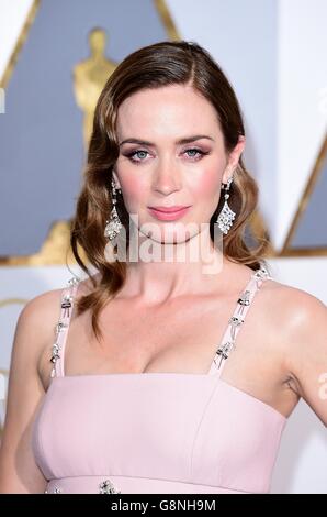 Emily Blunt arriving at the 88th Academy Awards held at the Dolby Theatre in Hollywood, Los Angeles, CA, USA, February 28, 2016. Stock Photo