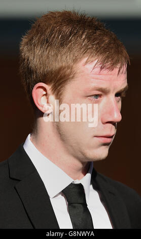 Matthew Rigby, 22, outside Birmingham Crown Court where he is charged ...