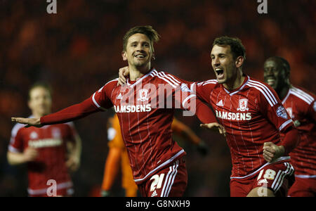 Middlesbrough v Wolverhampton Wanderers - Sky Bet Championship - Riverside Stadium Stock Photo