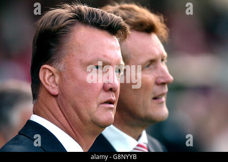 Soccer - Friendly - AZ Alkmaar v Sunderland - Alkmaarder Hout Stadium. Louis Van Gaal, AZ Alkmaar coach Stock Photo