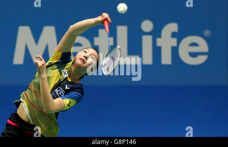 YONEX All England Open Badminton Championships - Day Two - Barclaycard Arena Stock Photo