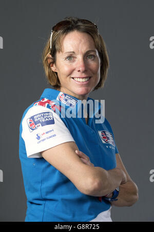 Helena Lucas sailor in the 2.4mR class during a photo call at Alexandra Palace, London. PRESS ASSOCIATION Photo. Picture date: Friday March 4, 2016. See PA story SAILING Great Britain. Photo credit should read: John Walton/PA Wire. Stock Photo