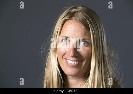 Great Britain's Saskia Clark sailor in the 470 class during a photo call at Alexandra Palace, London. PRESS ASSOCIATION Photo. Picture date: Friday March 4, 2016. See PA story SAILING Great Britain. Photo credit should read: John Walton/PA Wire. Stock Photo