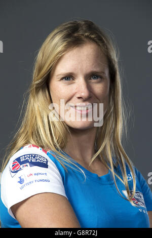 Great Britain's Hannah Mills sailor in the 470 class during a photo call at Alexandra Palace, London. PRESS ASSOCIATION Photo. Picture date: Friday March 4, 2016. See PA story SAILING Great Britain. Photo credit should read: John Walton/PA Wire. Stock Photo