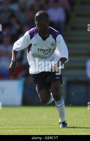 Soccer - Friendly - Macclesfield Town v Manchester City - Moss Rose. Bradley Wright-Phillips, Manchester City Stock Photo