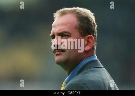 Soccer - World Cup Qualifier - Austria v Belarus. Herbert Prohaska, Austrian manager Stock Photo