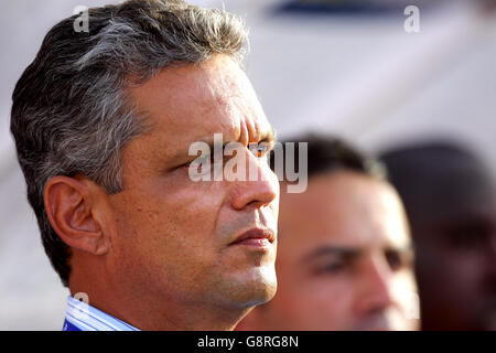 Soccer - CONCACAF Gold Cup 2005 - Group A - Colombia v Panama - Orange Bowl Stadium. Reinaldo Rueda, Colombia coach Stock Photo