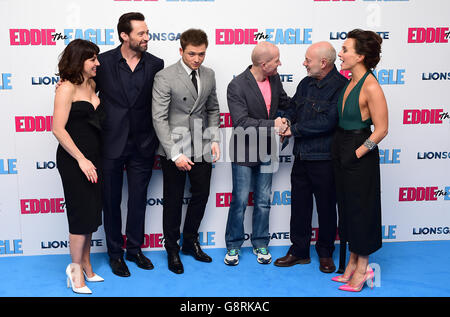 Eddie the Eagle European Premiere - London Stock Photo