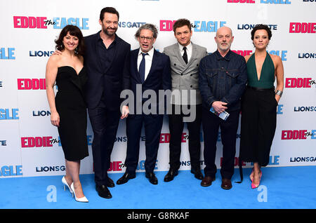 Eddie the Eagle European Premiere - London Stock Photo