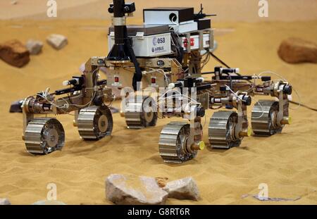 Prototype Mock Mars Rover ExoMars rover prototype Stock Photo - Alamy