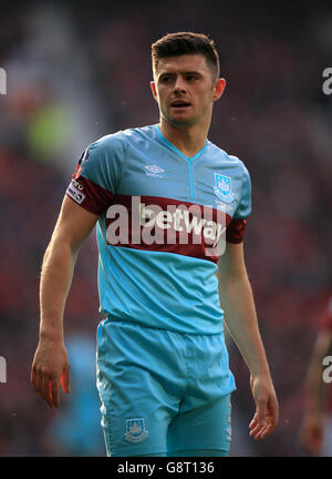 Manchester United v West Ham United - Emirates FA Cup - Quarter Final - Old Trafford. West Ham United's Aaron Cresswell Stock Photo