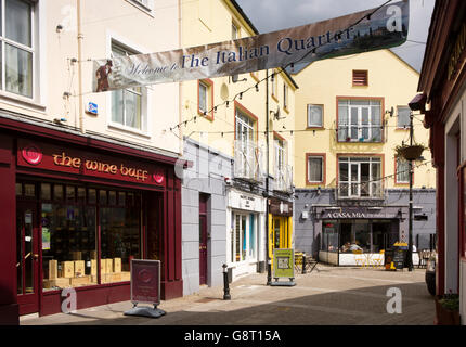 Ireland, Co Sligo, Sligo, Tobergal Lane, ‘The Italian Quarter.’ Stock Photo