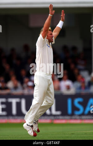 Cricket Warne. Shane Warne - Australia, appeals during the Fifth Test ...