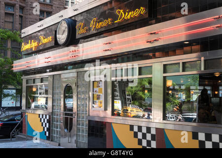 Brooklyn Diner, NYC Stock Photo