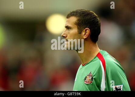 Soccer - FA Barclays Premiership - Sunderland v West Bromwich Albion - Stadium of Light. Sunderland goalkeeper Kelvin Davis Stock Photo