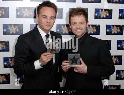 Ant and Dec at the ITV Avenue of the Stars evening, London Studios, central London, Sunday 18 September 2005. PRESS ASSOCIATION Photo. Photo Credit should read: Steve Parsons/PA. Stock Photo