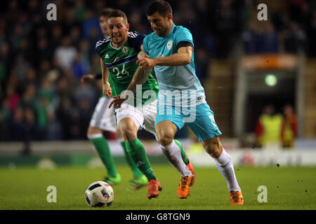 Northern Ireland v Slovenia - International Friendly - Windsor Park Stock Photo