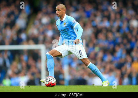 Manchester City v Manchester United - Barclays Premier League - Etihad Stadium. Francisco Fernando, Manchester City. Stock Photo