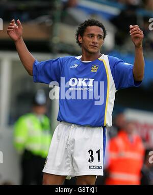 Soccer - FA Barclays Premiership - Portsmouth v Birmingham City - Fratton Park. Dario Silva, Portsmouth Stock Photo