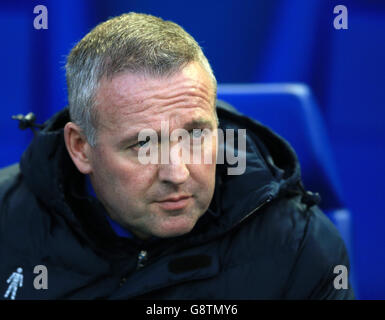 Sheffield Wednesday v Blackburn Rovers - Sky Bet Championship - Hillsborough. Blackburn Rovers manager Paul Lambert before the game against Sheffield Wednesday. Stock Photo