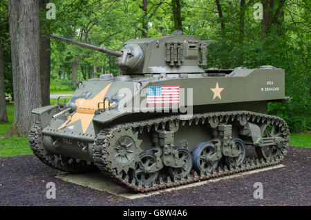 M5 Stuart light tank Stock Photo